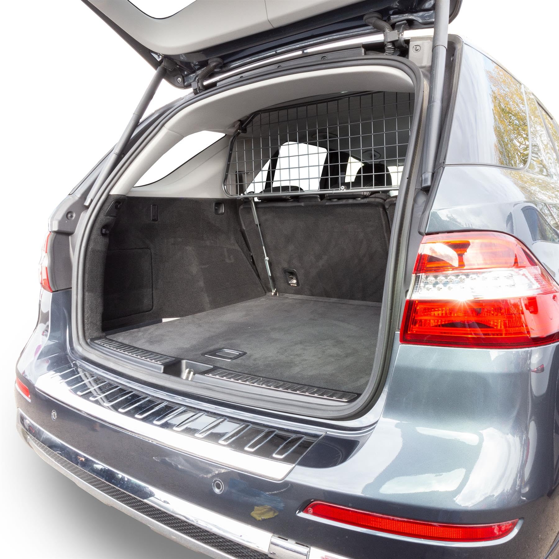 Travall Hundegitter für Mercedes-Benz GLE 2015-2019, fahrzeugspezifisches Trenngitter für den Kofferraum aus Stahl, passgenau für sicheren Hundetransport