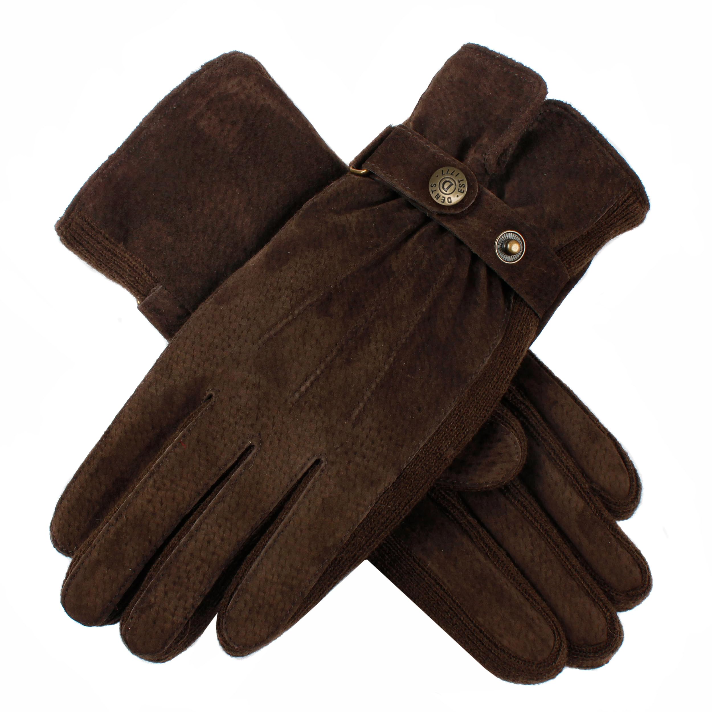Dents Women's Mocca Laura Suede Walking Gloves S