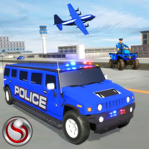 US Police Multi Level Car, ATV Quad Bike, Hummer Cargo Transporter Truck 2021