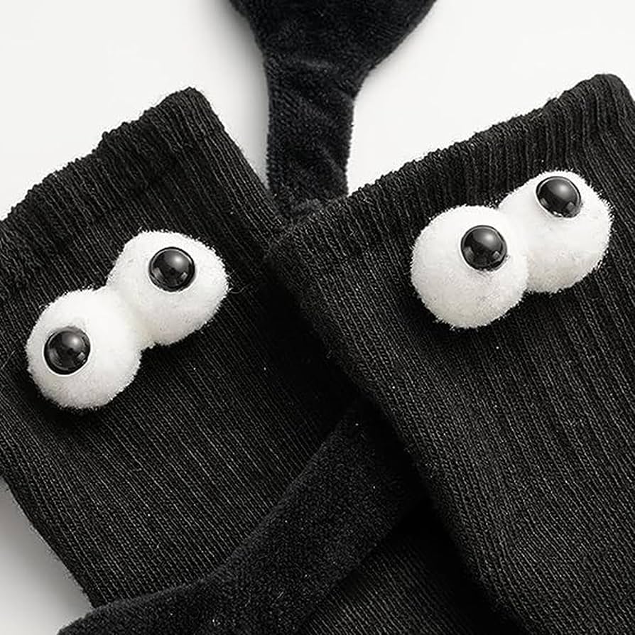 Pack De 3 Pares De Calcetines Divertidos Unisex - Con Imanes De Manos, Ideales Para Parejas O Regalo