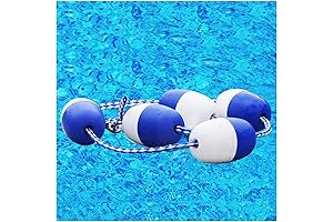 50' Swimming Safety and Wave-Cordoning Rope for Swimming Pools