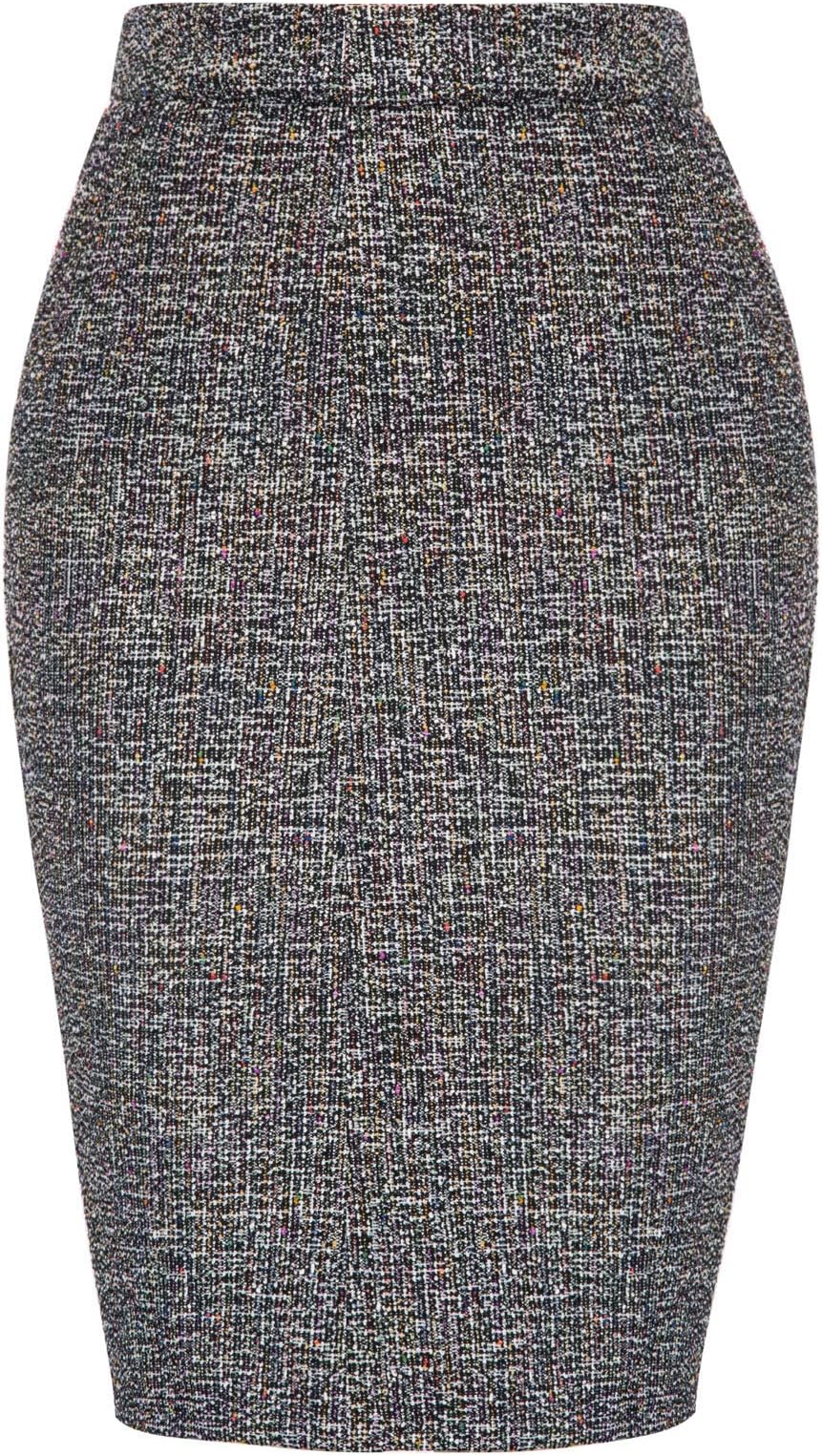 Kate KasinWomens Knee Length Elastic Waist Stretchy Bodycon Business Pencil Skirt