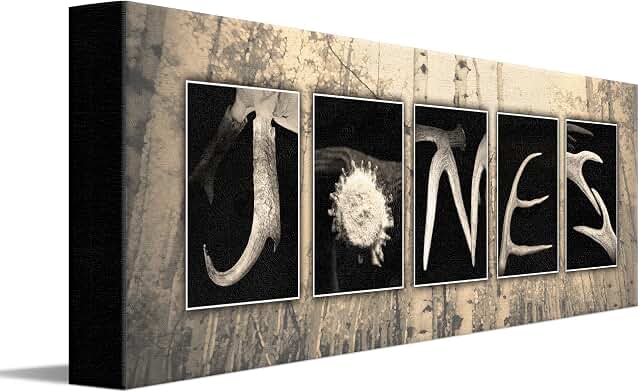 Personal-Prints ANTLER Name Art