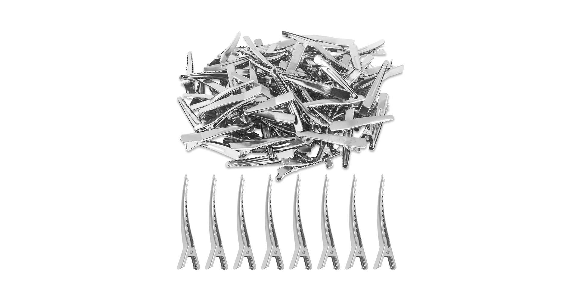 Amazon.com : Super Z Outlet 4.5cm Silver Alligator Teeth Prongs
