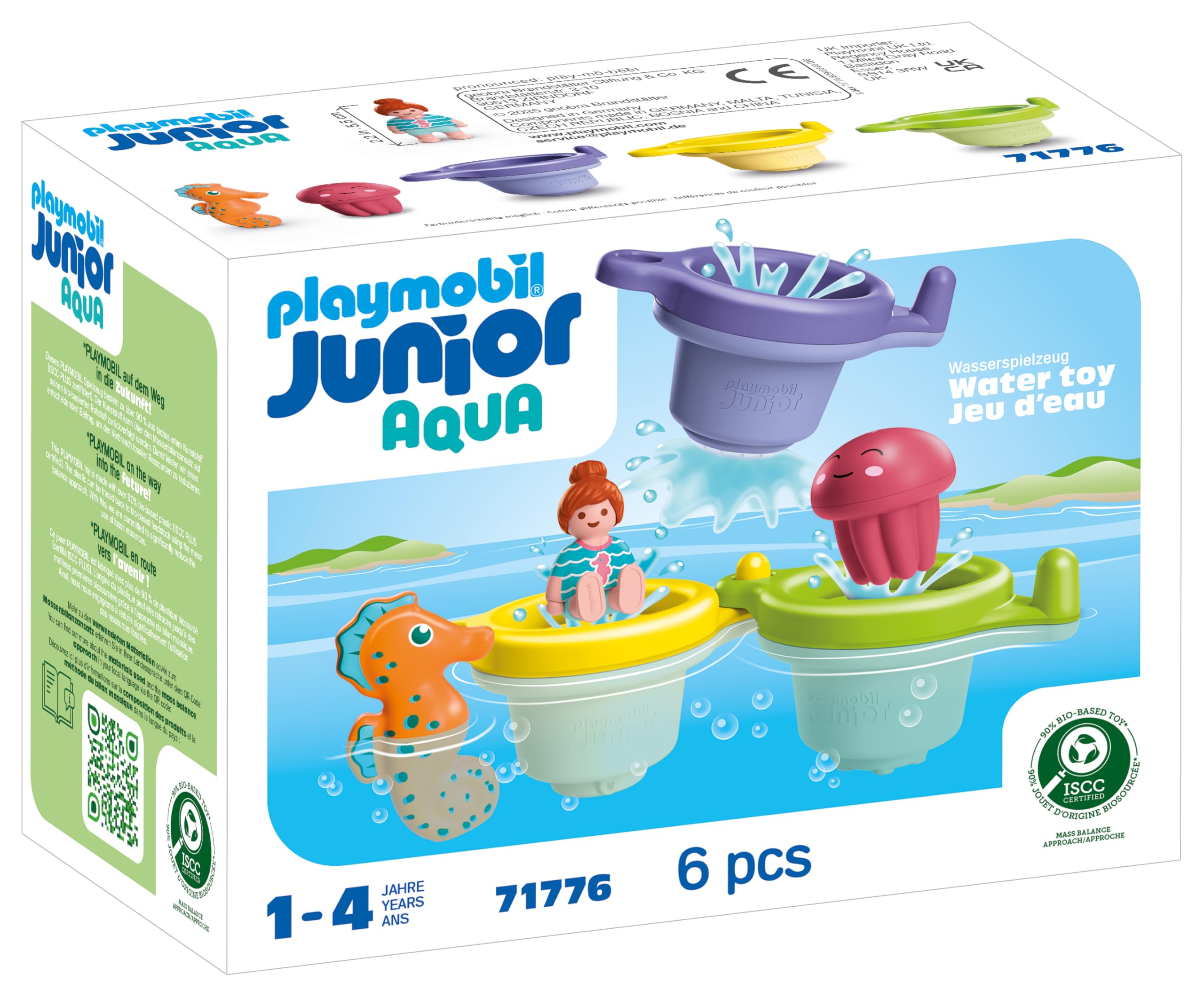 PLAYMOBIL Junior Aqua Swimming Cup with Water Fun, Water Toy from 1 Year, Gift for Toddlers, Educational & Fun for Bathing, Sustainable Bath Toy, 71776-image-20