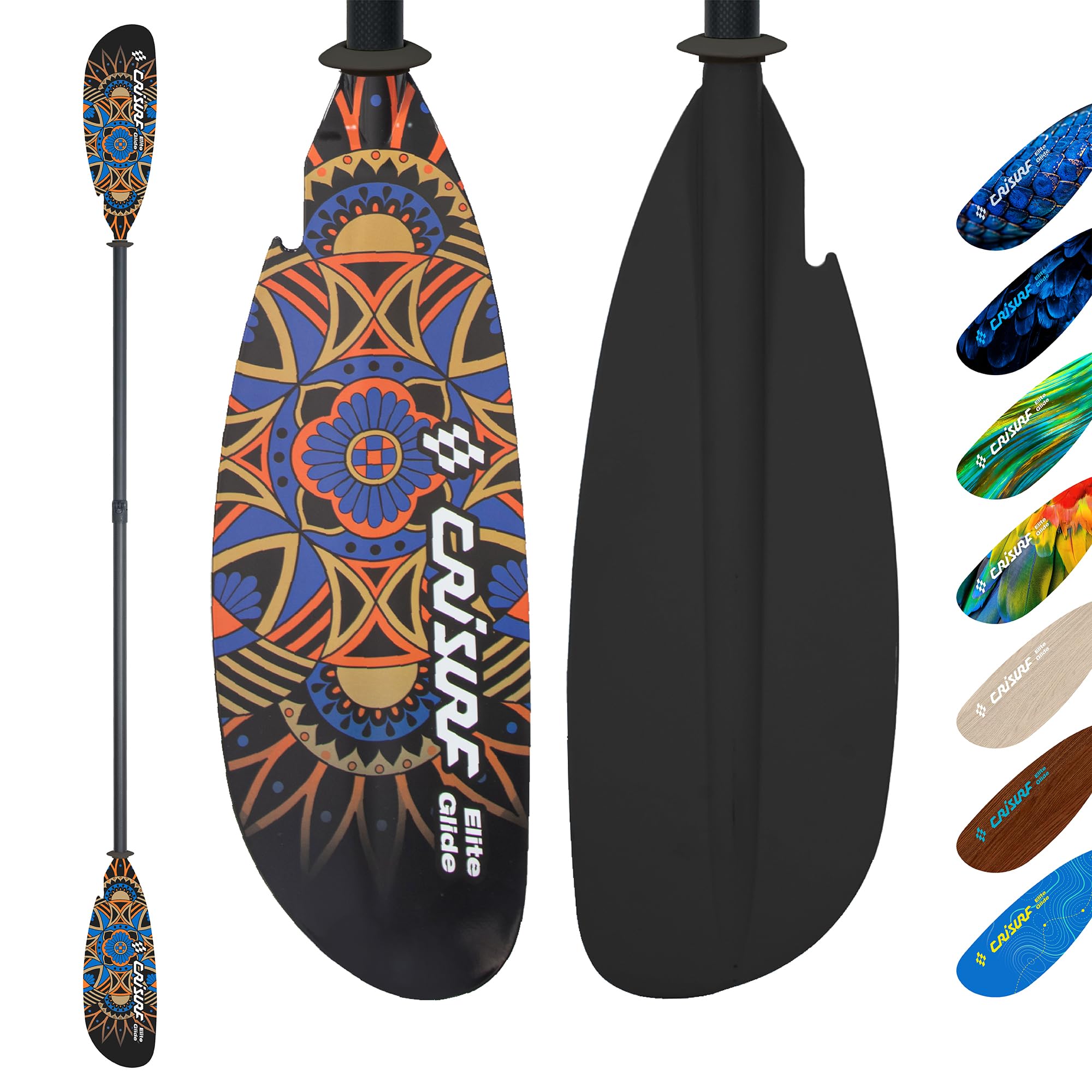 Performance Adjustable Kayak Paddle – Lightweight Carbon Fiber Shaft, Floating Design, Tool-Free Length &amp; Blade Angle Adjustment, Drip Rings for Kayak &amp; SUP
