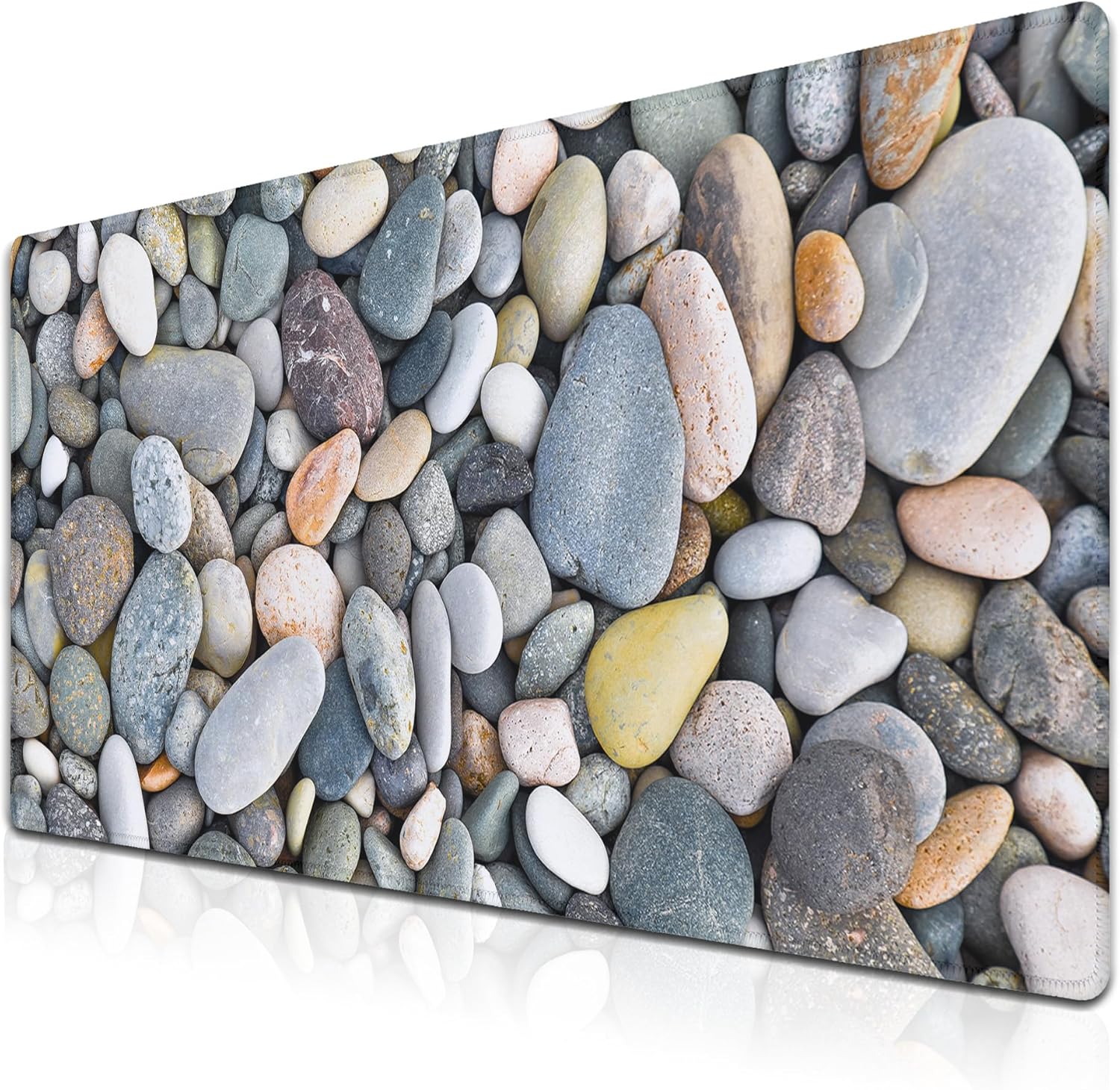 Amazon.com: Samgula Computer Desk Pads Cobblestone Gaming Mouse Mat ...