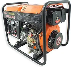 Vulcan Trent Gerador a Diesel 269Cc 7Hp 3.6 KVA 3600Watts Bivolt Partida Elétrica com Bateria VGE3600D