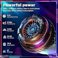 Vista 5 de SISIGAD Scooter, 6.5" Flash Wheels & Corlorful LED Lights, All for Girls Boys Kids Ages 6+