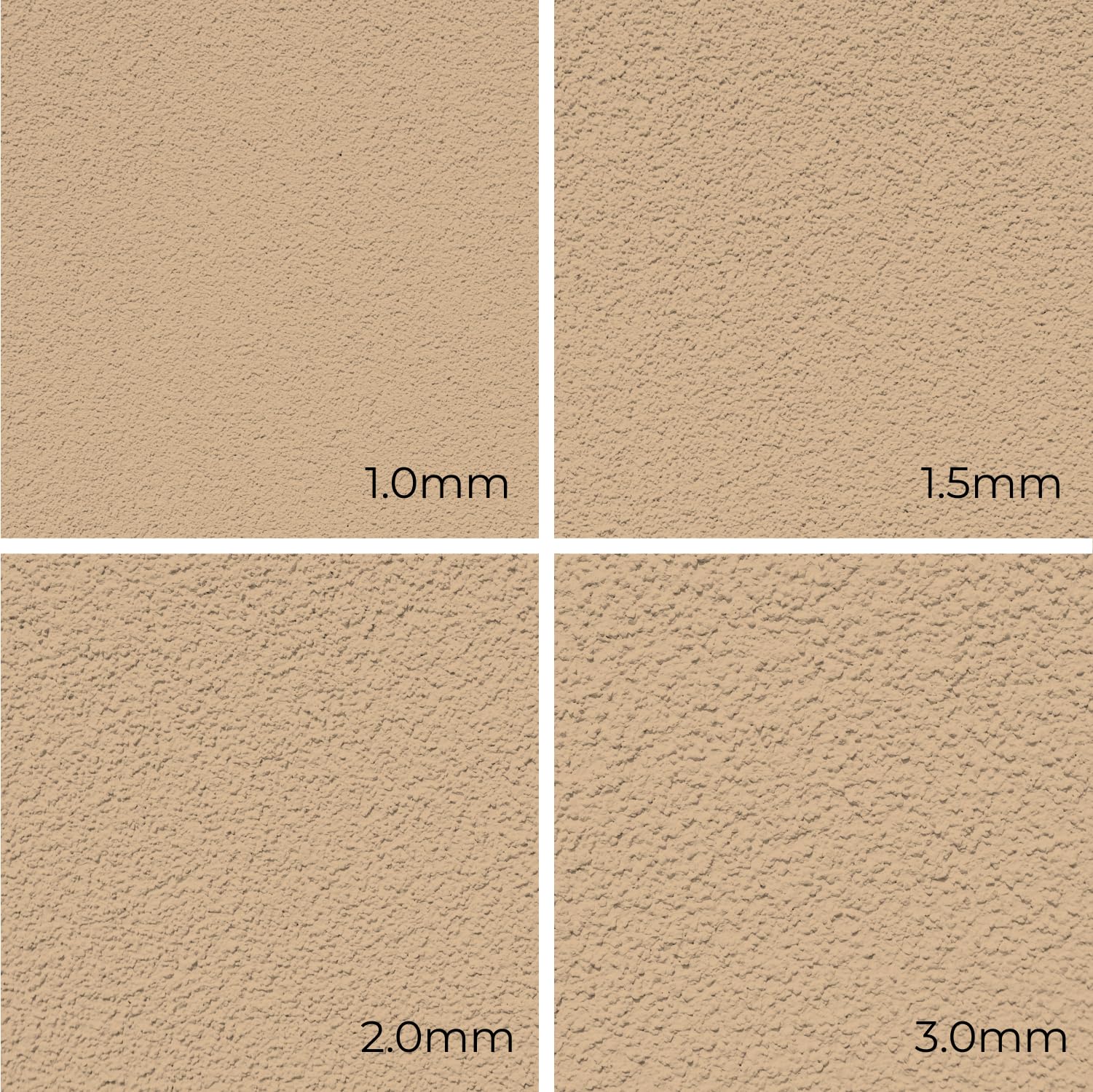 Silikonharz-Putz Beige F445 7 kg, 3,00 mm – Kratzputz, Außenputz, Strukturputz, Fassadenputz, Wasserabweisend, Selbstreinigung