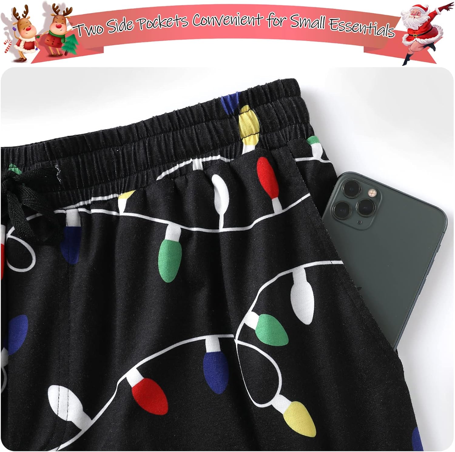 MERIABNY Mens Christmas Pajama Pants Holiday Pajamas for Lounging Sleeping Party - Image 4