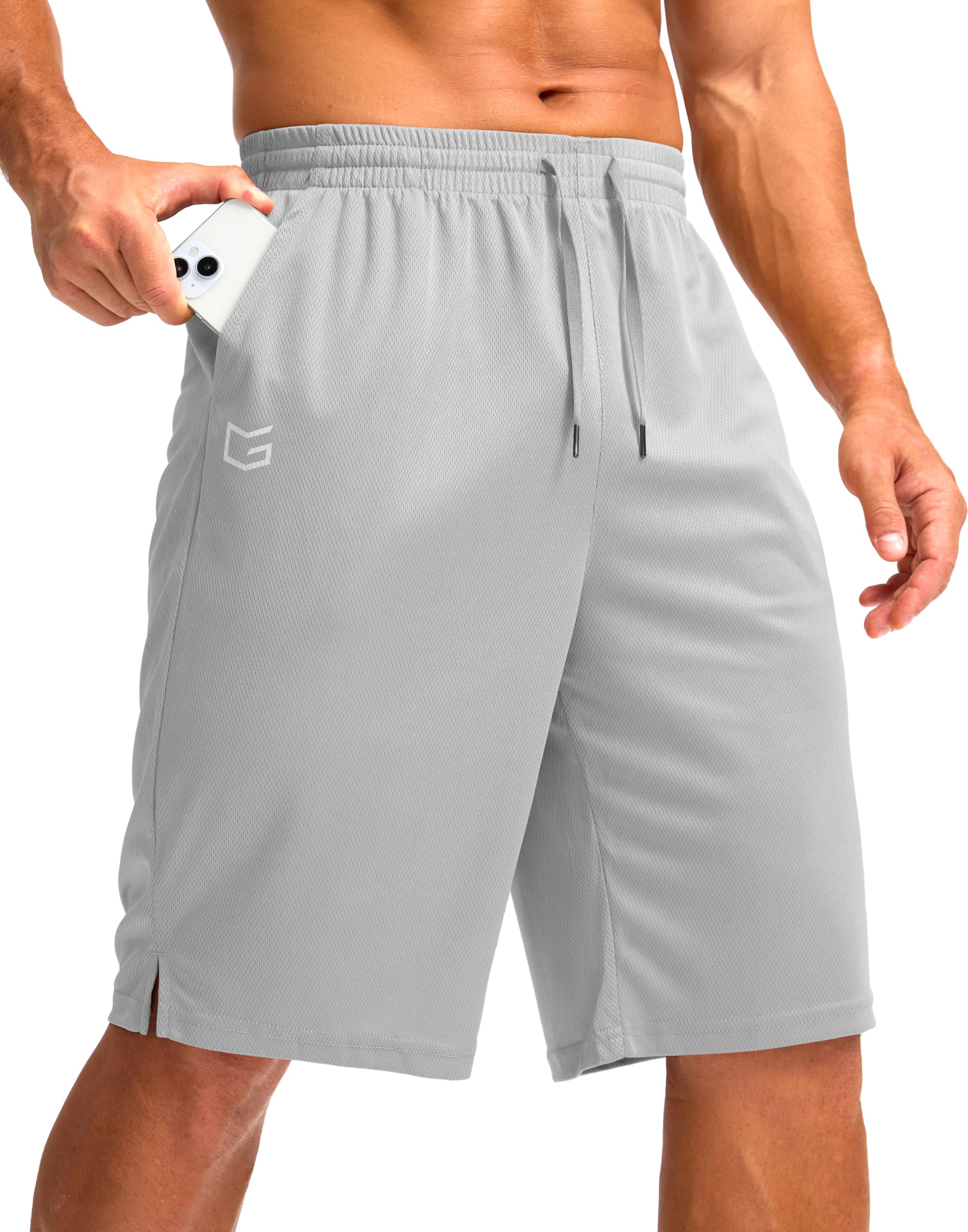 G Gradual Mens Athletic Shorts With Pockets 11 Long Basketball