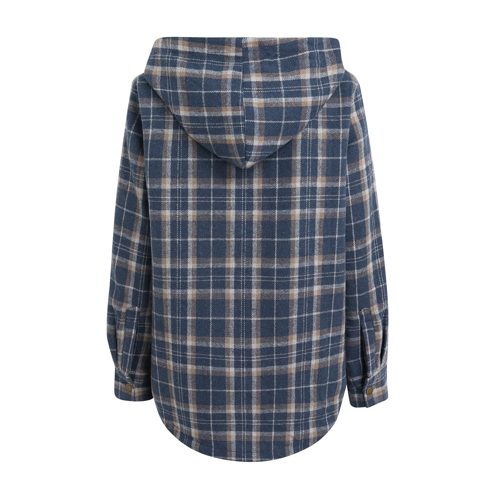 Hemdjacke Damen Kariert Flanell