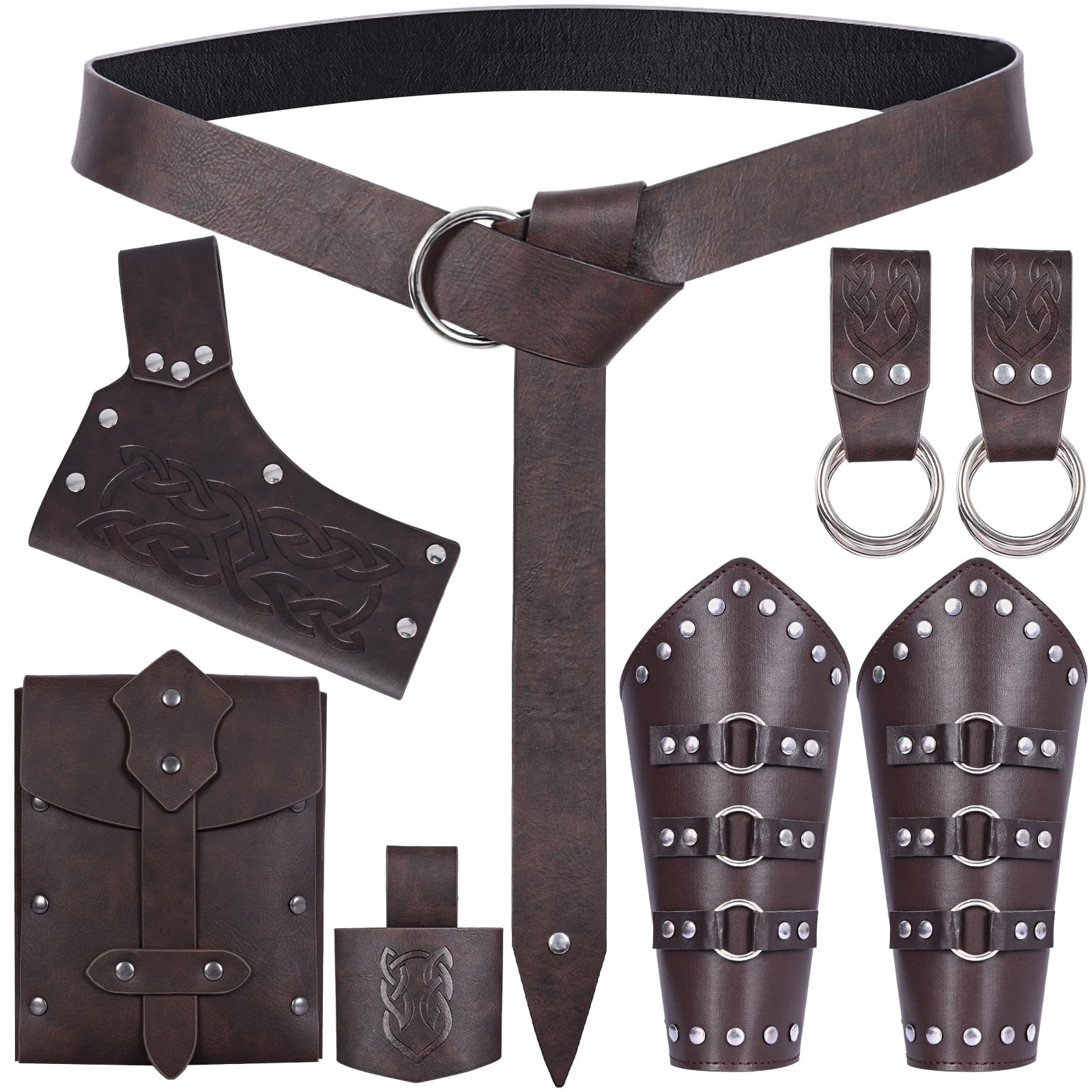 Medieval Renaissance Sword Belt Set - Pirate Costume Accessories