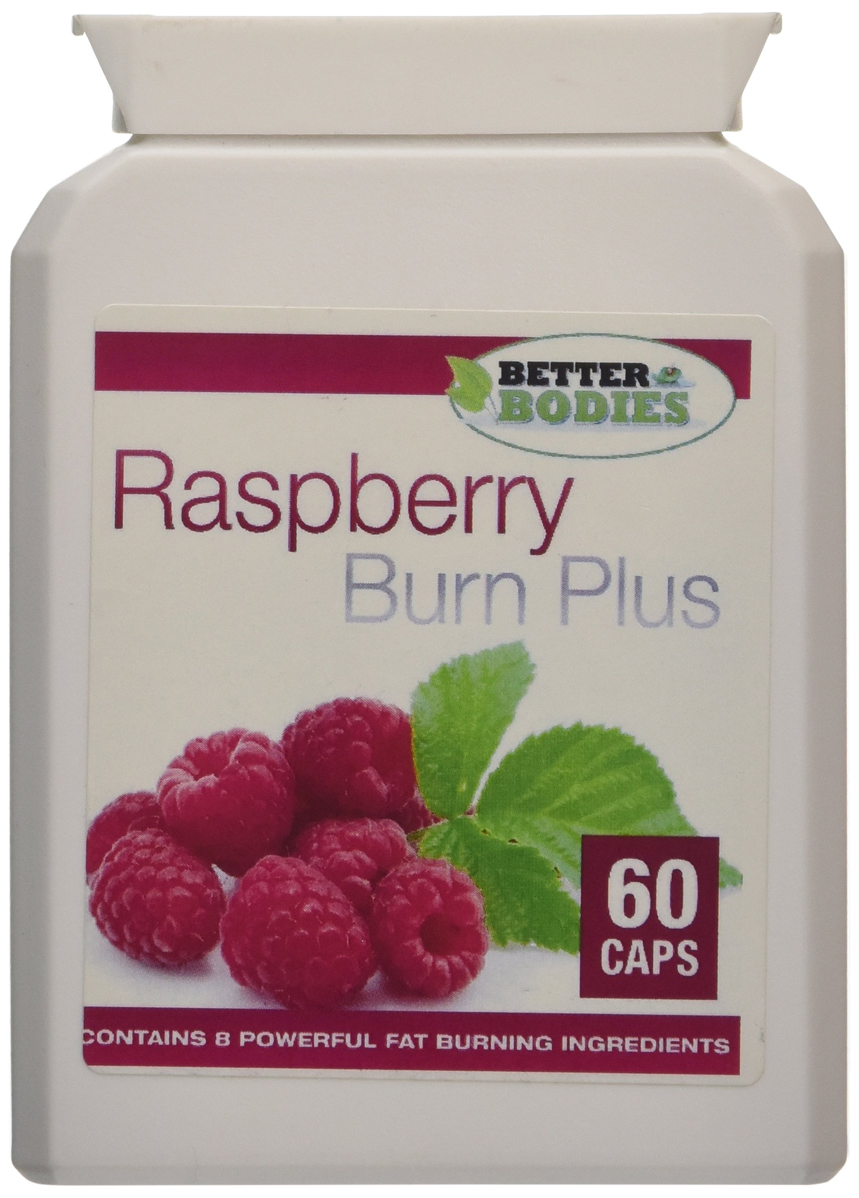 Better Bodies 6000 mg Raspberry Ketone Burn - Pack of 60 Capsules