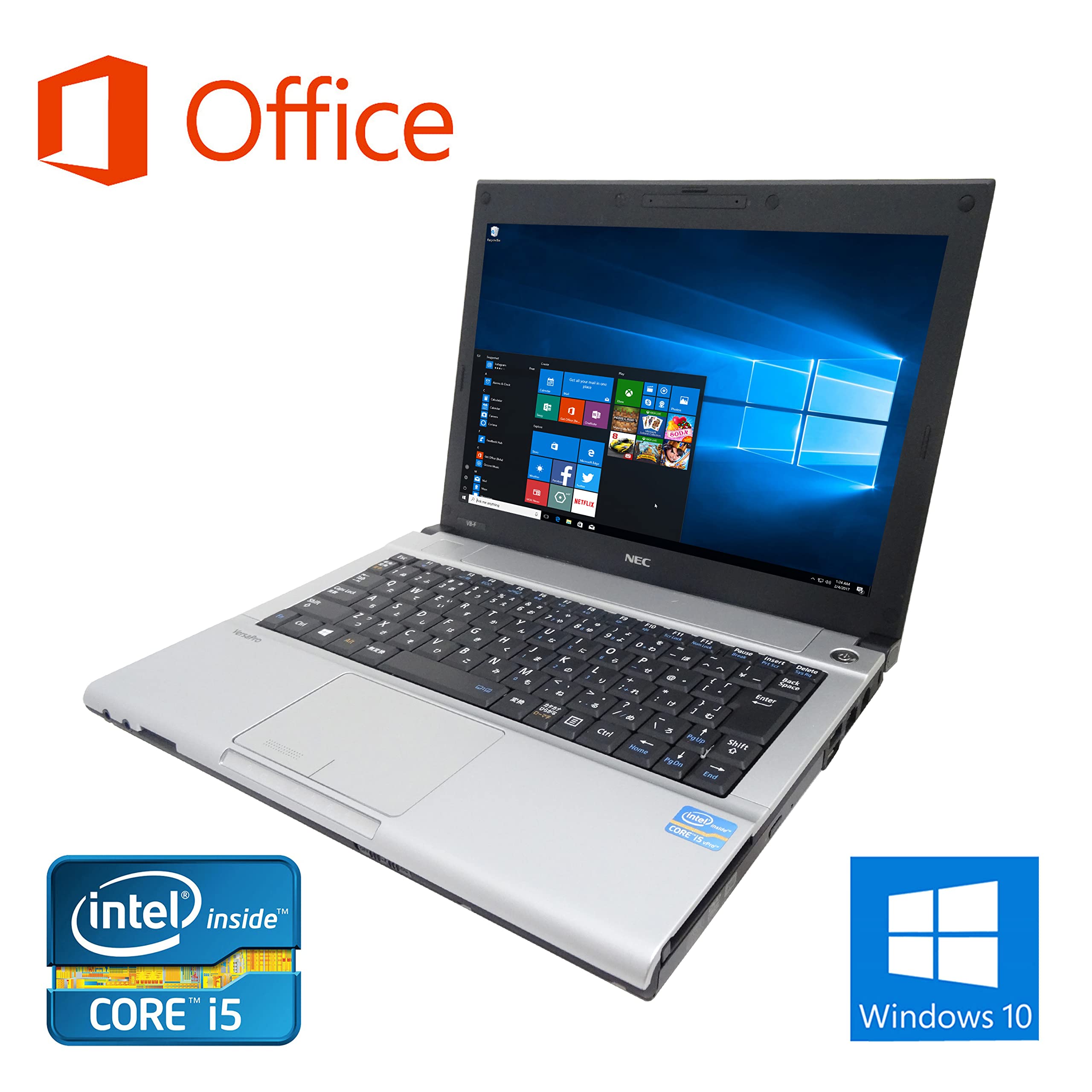 NEC - エラバレシ Win10pro Core i5-3320 Amazon.co.jp: NEC Laptop VB-F / 12.1 Type / Win 10 Pro / MS