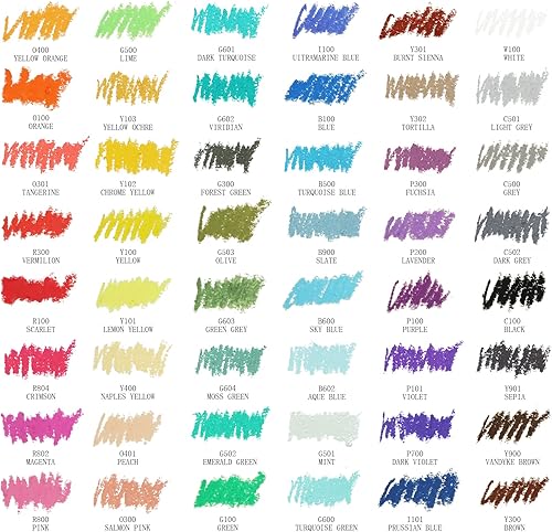 Miniatura 8 de Artecho Juego de 72 colores pasteles al óleo suaves para pintura artística, dibujo, mezcla, crayones al óleo, suministros de arte para artistas,