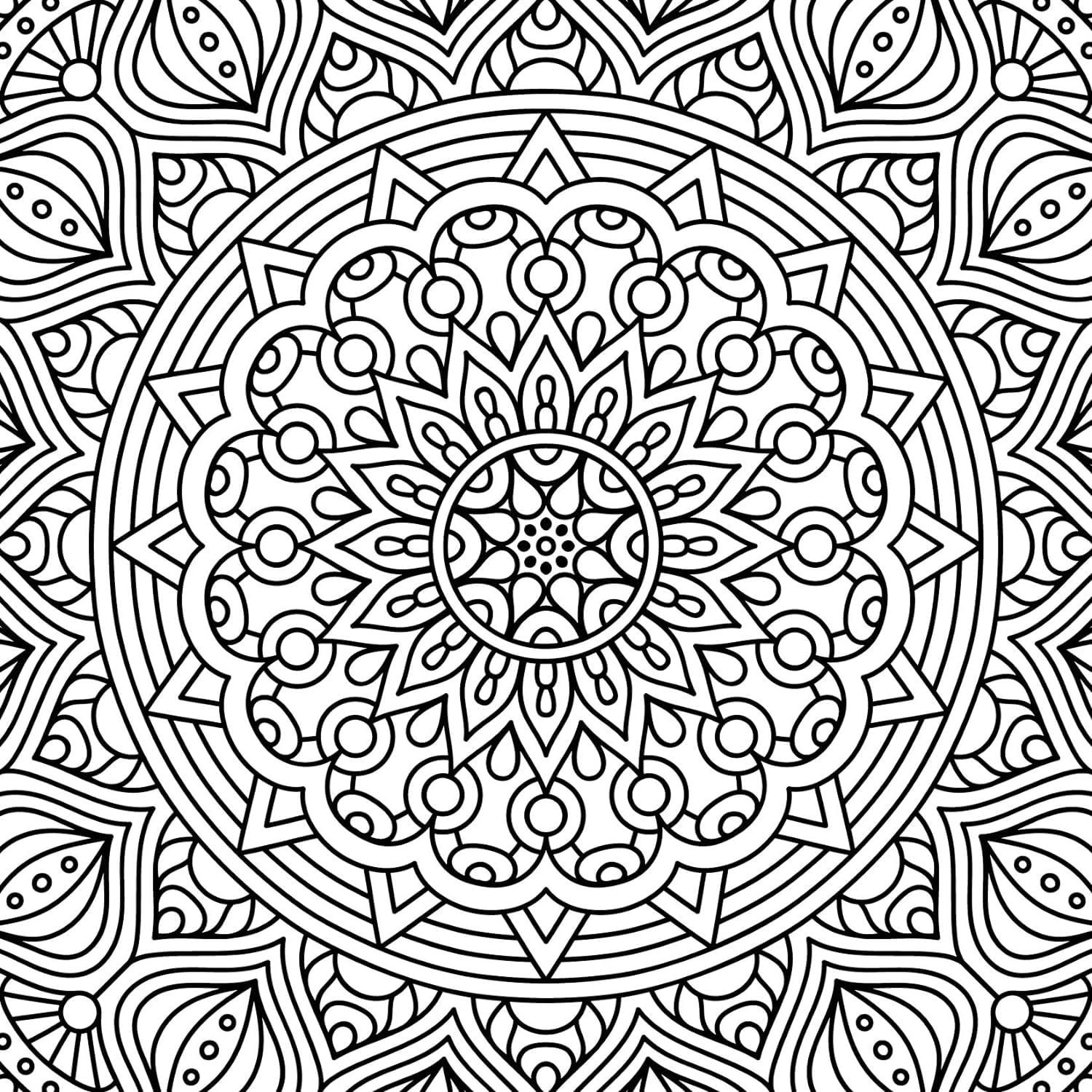 Refreshing Mandala Colouring Book for Adults Book 3 | Intricate Mandala Designs for Mindfulness, Relaxation & Creativity | High Quality Paper for Pens, Pencils & Markers 2