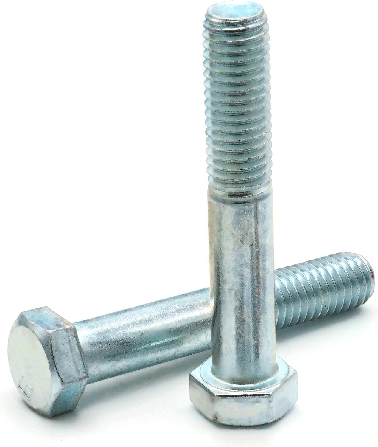 Hex Cap Screws Grade 2 Zinc - 5/16"-18 x 5" PT QTY 100