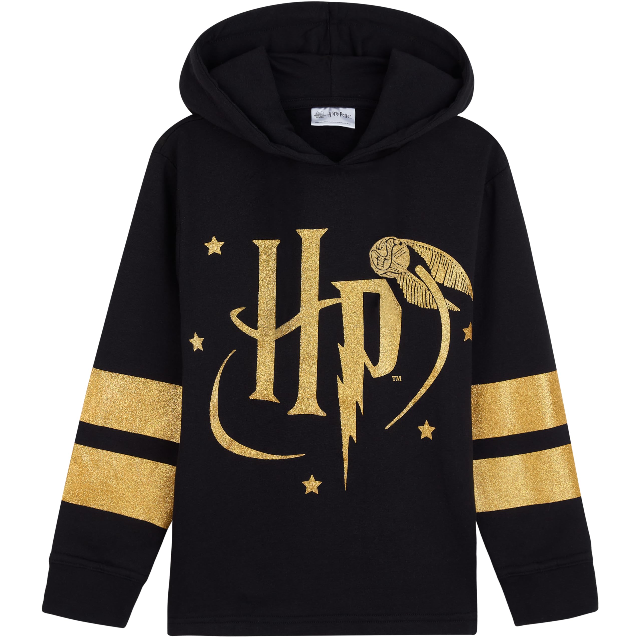 Harry Potter Hoodie Girls Teenagers Soft Hogwarts Black/Gold/Red Zip Up Hoodie Sweatshirt Girls Jumpers Age 5-14 Gifts for Girls