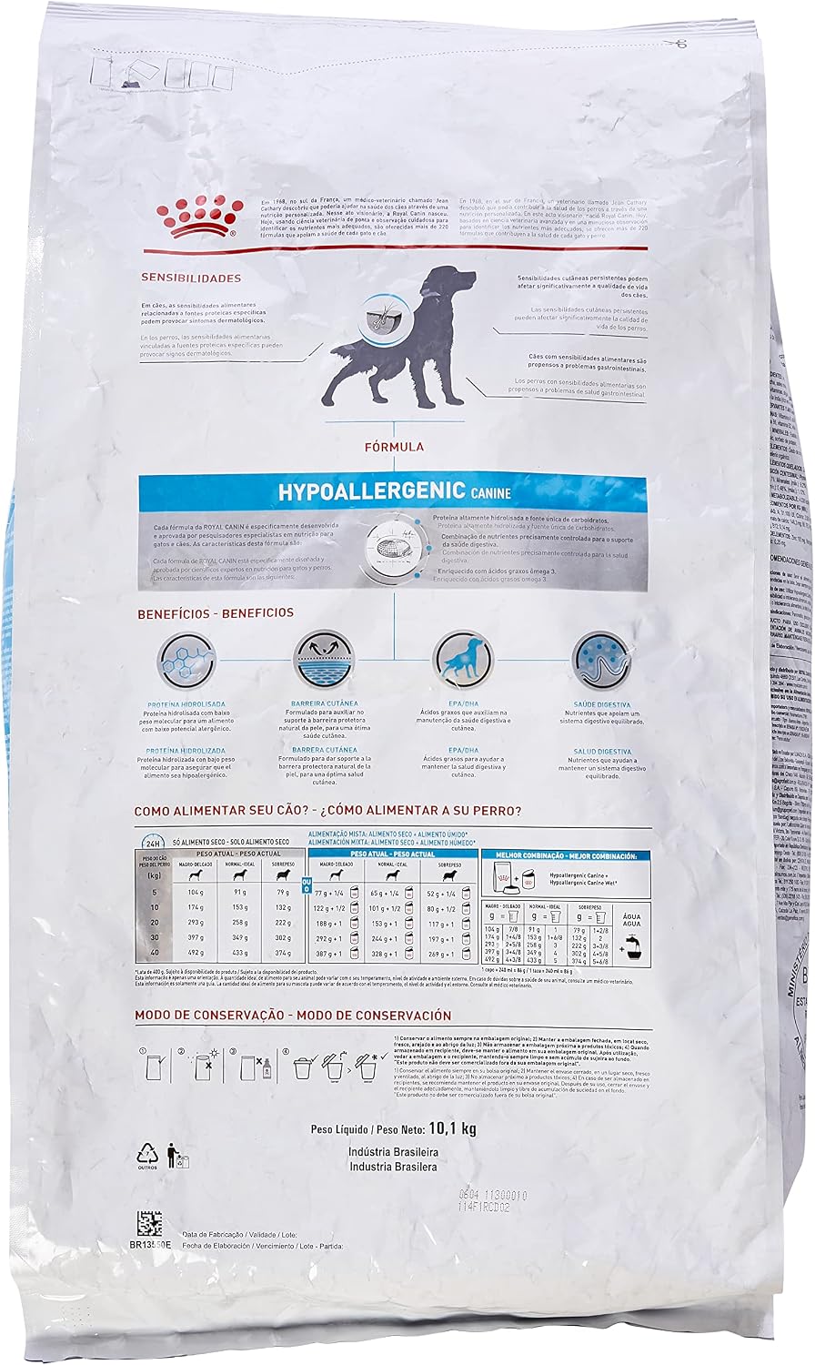 Ração Royal Canin Canine Veterinary Diet Hypoallergenic para Cães - 10kg