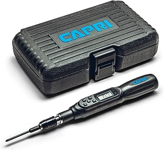 Capri Tools Digital Torque Screwdriver, Dual Direction, 0.88-17.7 in. lbs./10-200 cNm/1.02-20.41 kg-cm (CP26000-200)