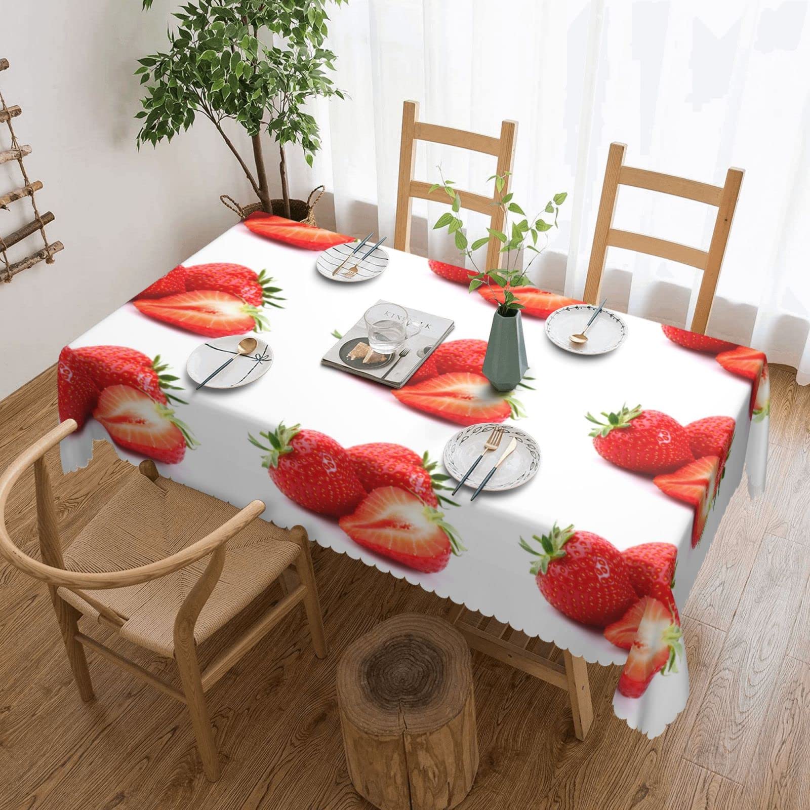 Nappe lavable anti-tache en polyester pour table de restaurant