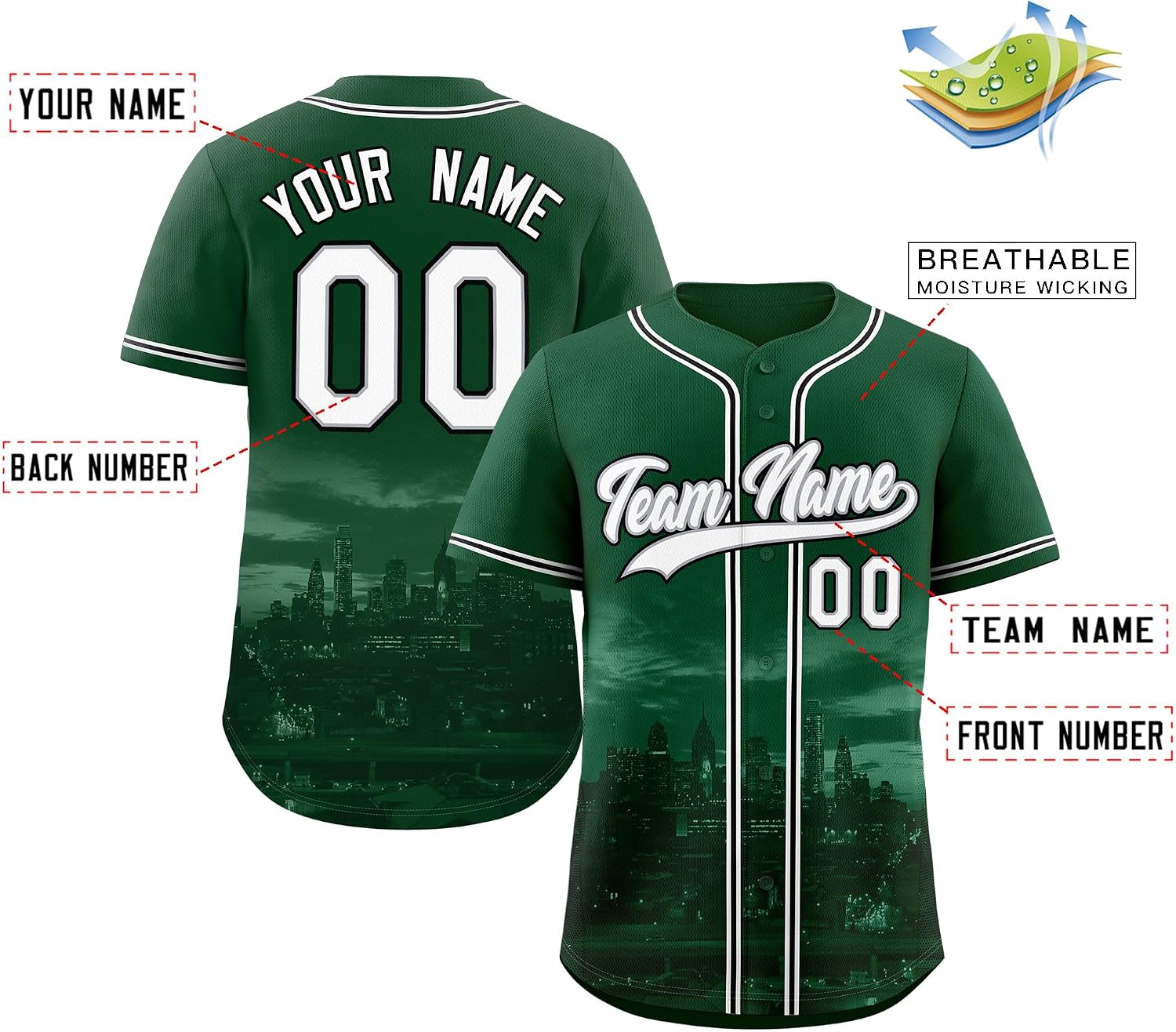 KXK Custom Baseball Jersey Sports Uniform for Men Women Youth, Personalized Stitched or Printed Your Name and Number