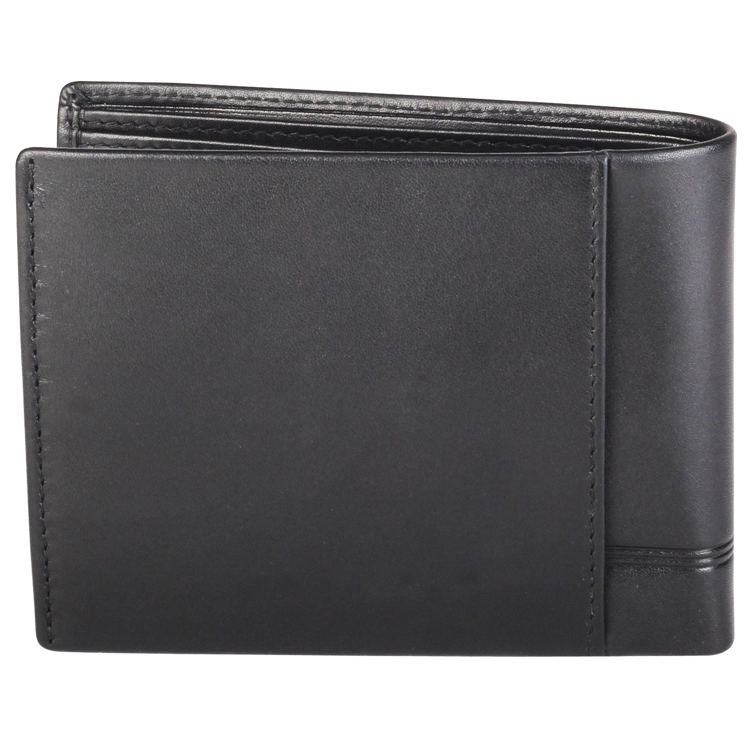 Cross ® Men's 100% Genuine Leather Bifold Coin Wallet (Black
