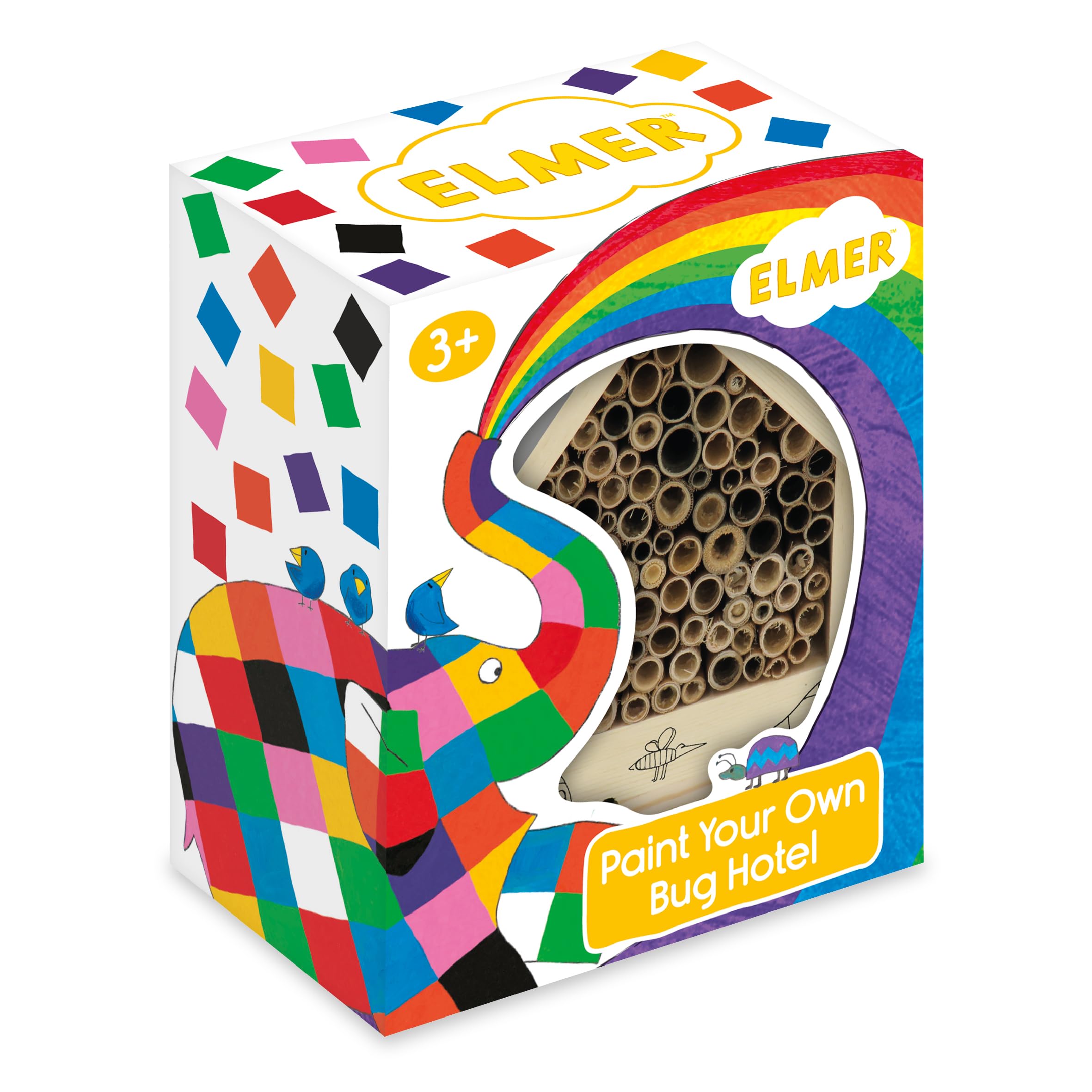 Robert Frederick Paint Your Own Bug Hotel, Wood, Multicoloured