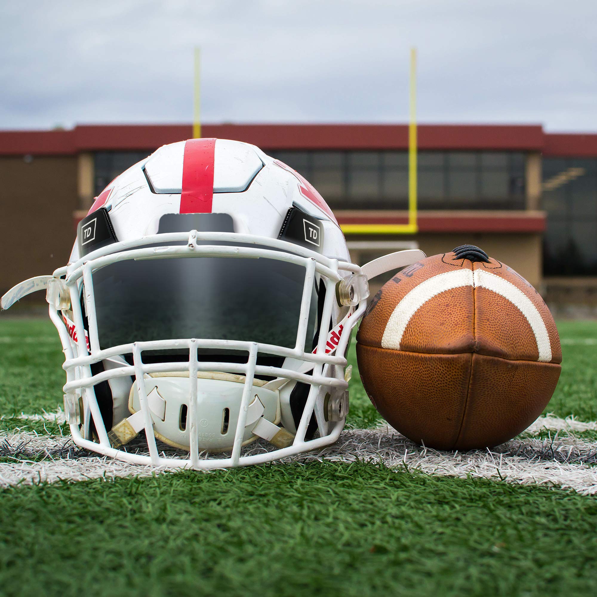 Amazon.com : TD Sports Football Visor | Fits Kids, Youth, and Adult Helmets  | Eye Protection for Helmet and Facemask : Sports & Outdoors