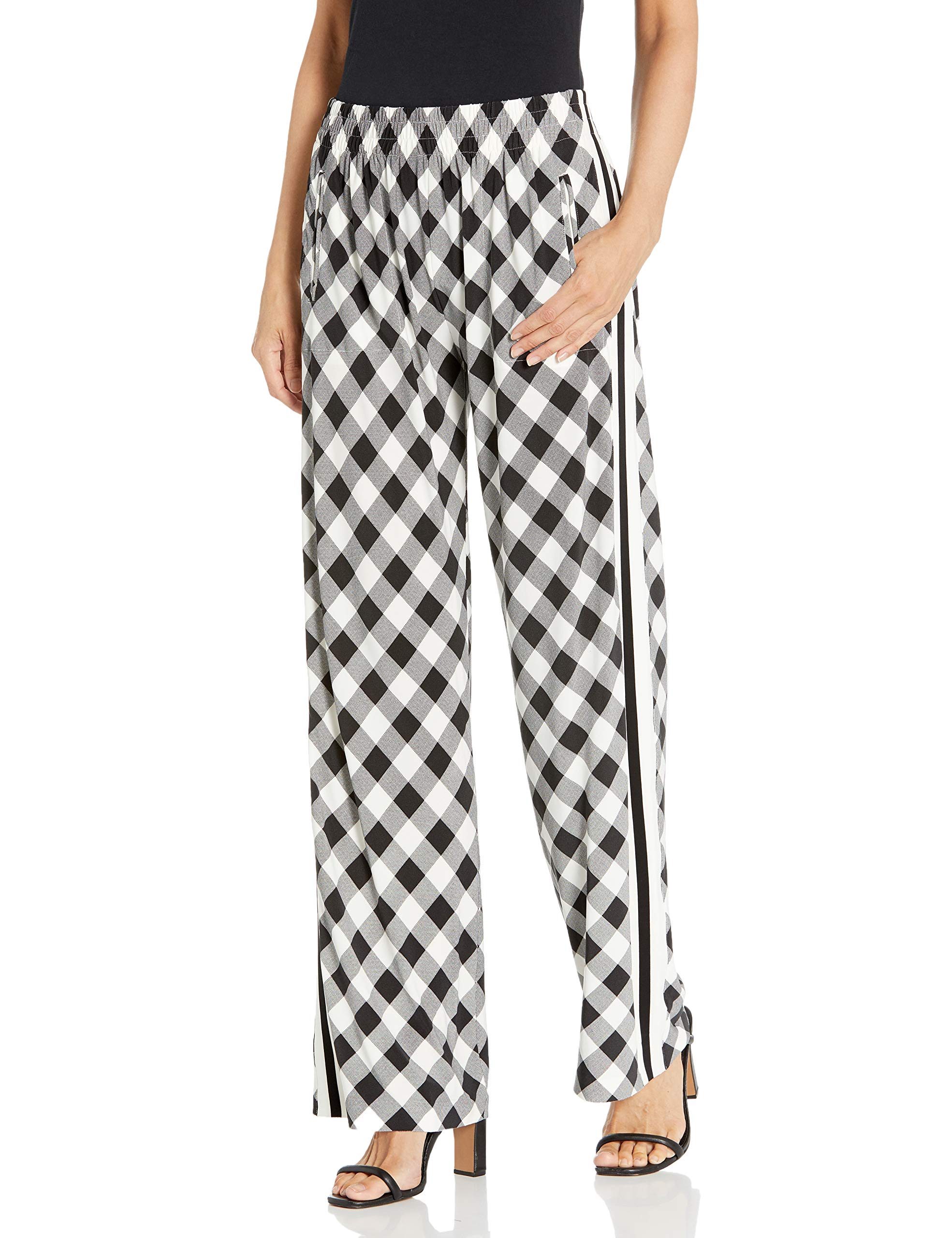 Norma Kamali Womens Side Stripe Boyfriend Sweatpant