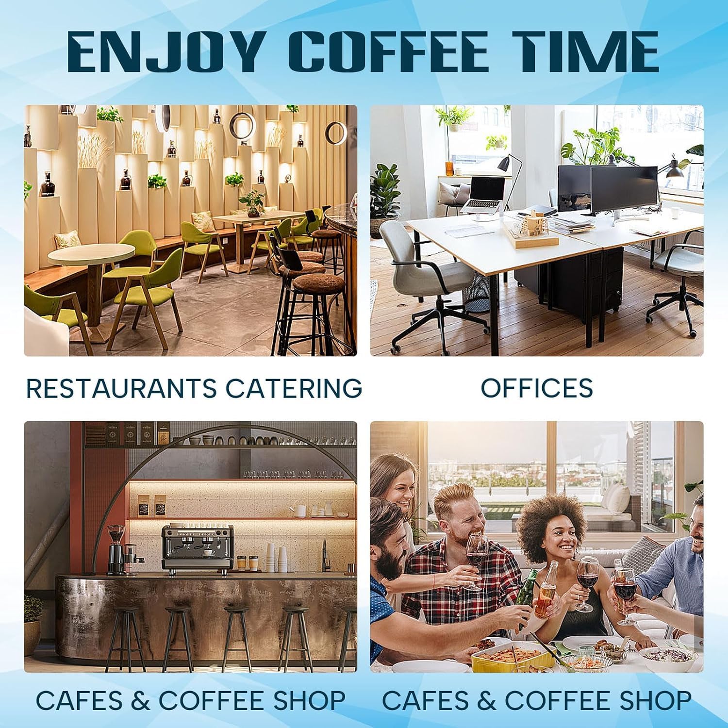 50 filtros de café Piese Cold Brew con cordón, bolsas comerciales de 20 x 20 pulgadas para cafeteras de café frío modelo comercial y sistemas de 5 galones, prepara café de hasta 5 libras