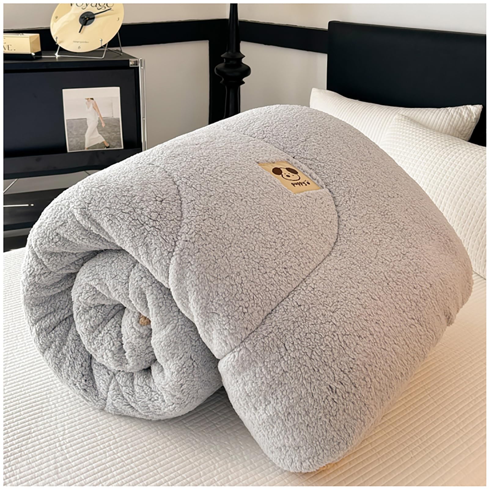 Couverture lestée pour canapé en hiver plaid polaire sherpa chaud adulte