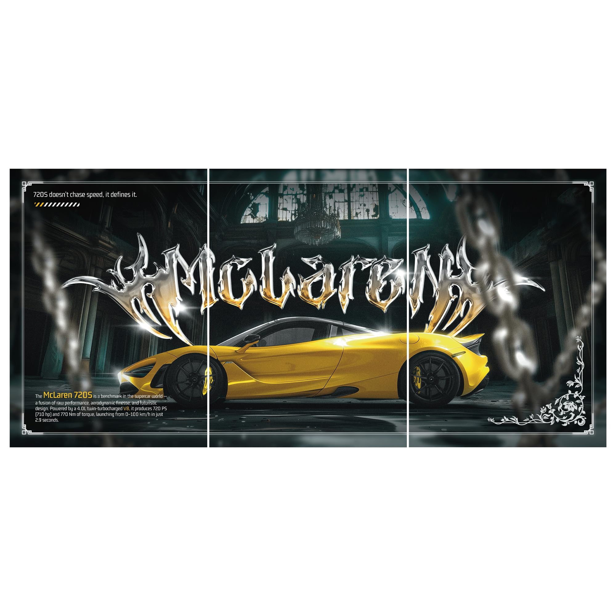 Dodge Hellcat Poster Set - 3 A3 Muscle Car Art -7 Dodge Hellcat Poster Set - 3 A3 Muscle Car Art -7