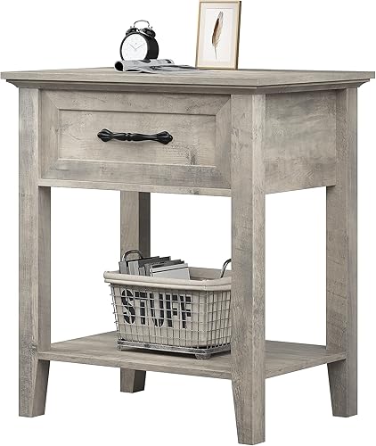 Amyove Mesita de noche cuadrada mesa auxiliar de mesita de noche para dormitorio cuarto de bebé sala de estar mesa auxiliar con cajón de Amyove Mesita de noche cuadrada mesa auxiliar de mesita de noche para dormitorio cuarto de bebé sala de estar mesa auxiliar con cajón de