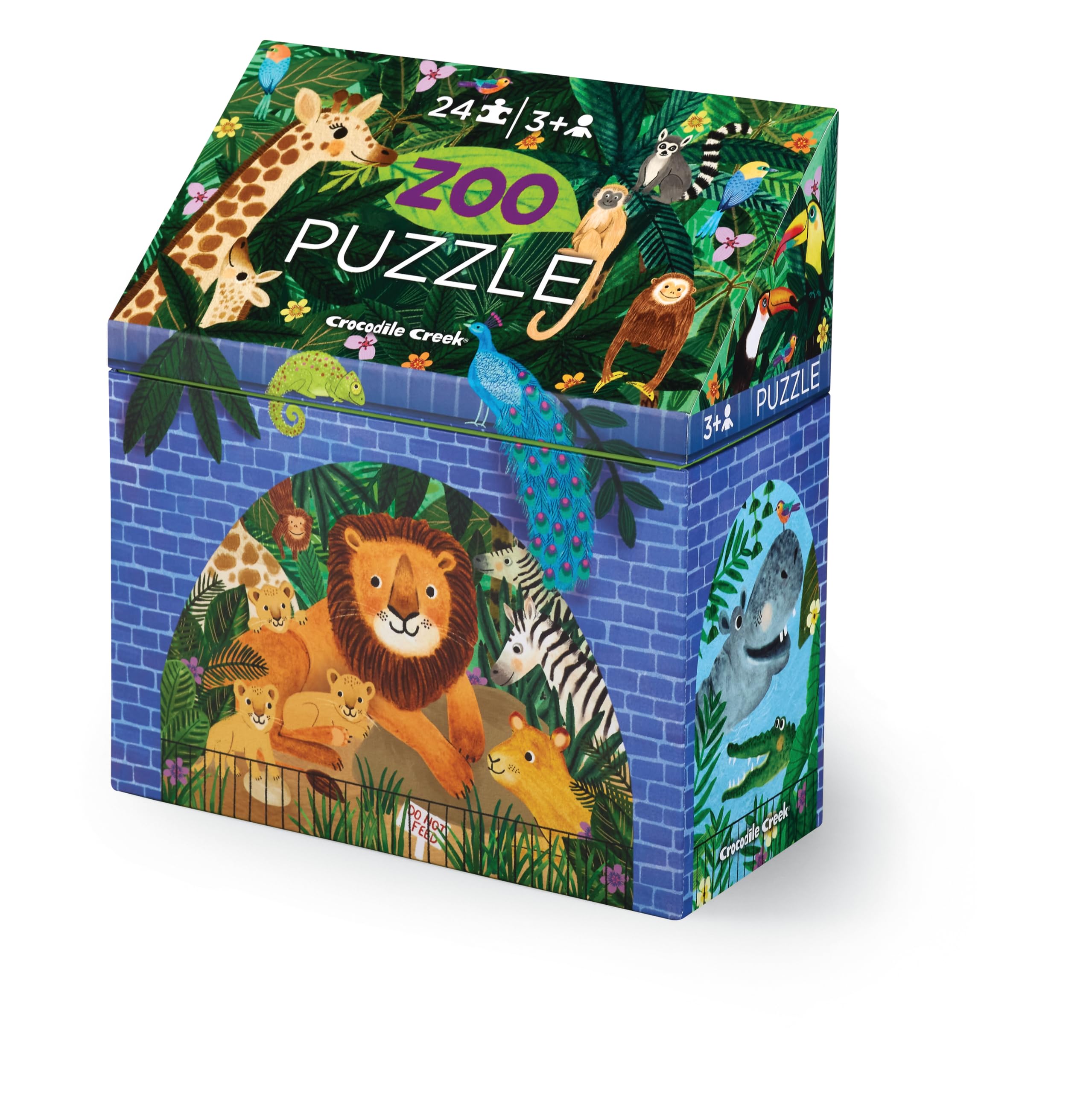 Amazon.com: Crocodile Creek 24 Pc Puzzle/Zoo : Toys & Games