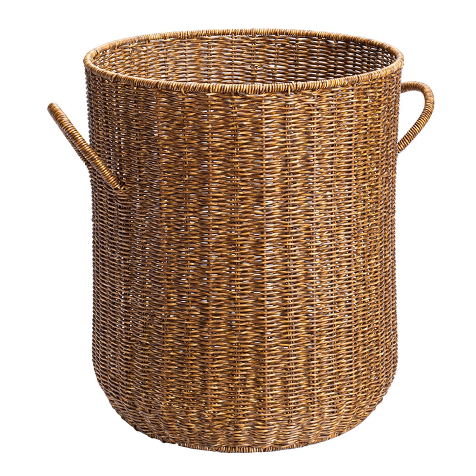 Large Capacity Dirty Clothes Basket, Put Toys Dirty Clothes Storage Basket, Household Rattan Bathroom Bathroom Laundry Basket, Sundry Storage Bucket