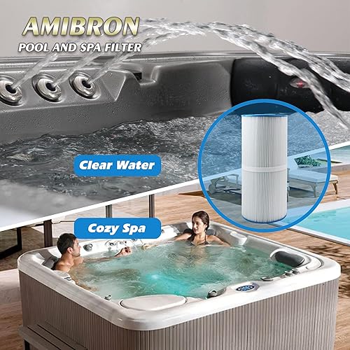 Miniatura 7 de PWK35B reemplaza los filtros de spa de la serie Hot Springs Limelight, compatibles con Watkins 1642301-1, 78161, 78286, Filbur FC-3921, medios de