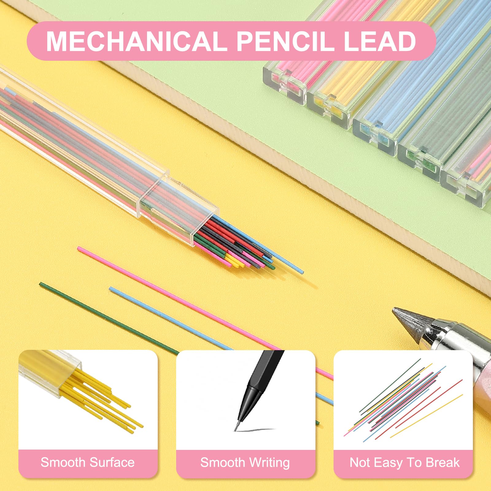 PATIKIL 90Pcs 0.7 mm Mechanical Pencil Lead - Image 3