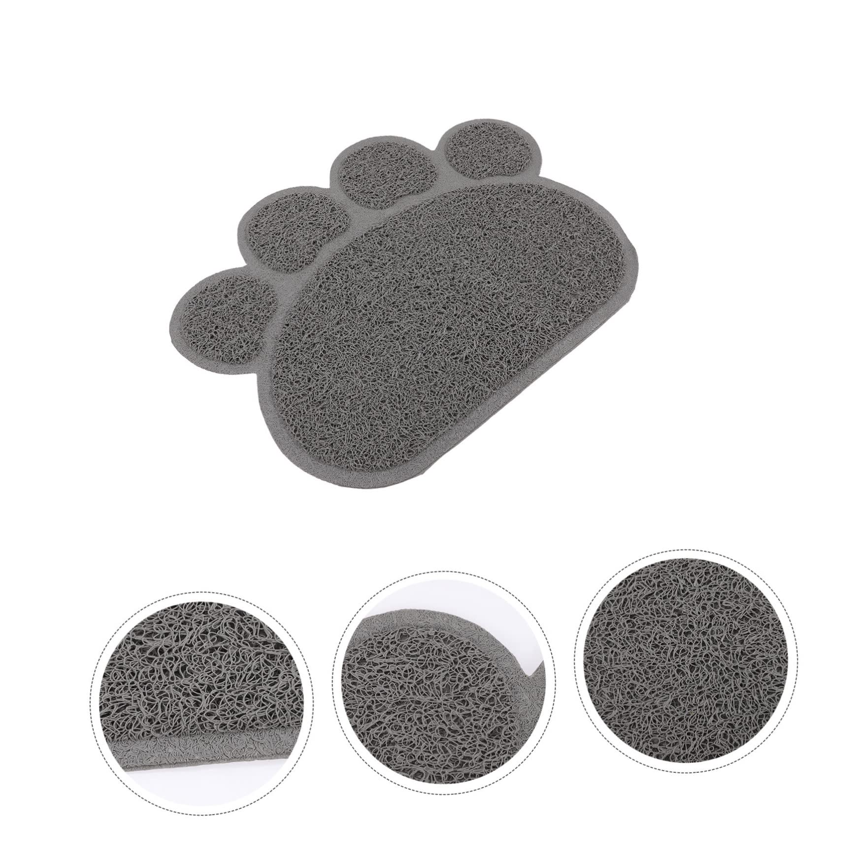 BESPORTBLE 3stücke Indoor Katzenstreu Matte Rutschfeste Und Langlebige Katzentoilettenunterlage Für Haustiere Vielseitige Futterunterlage