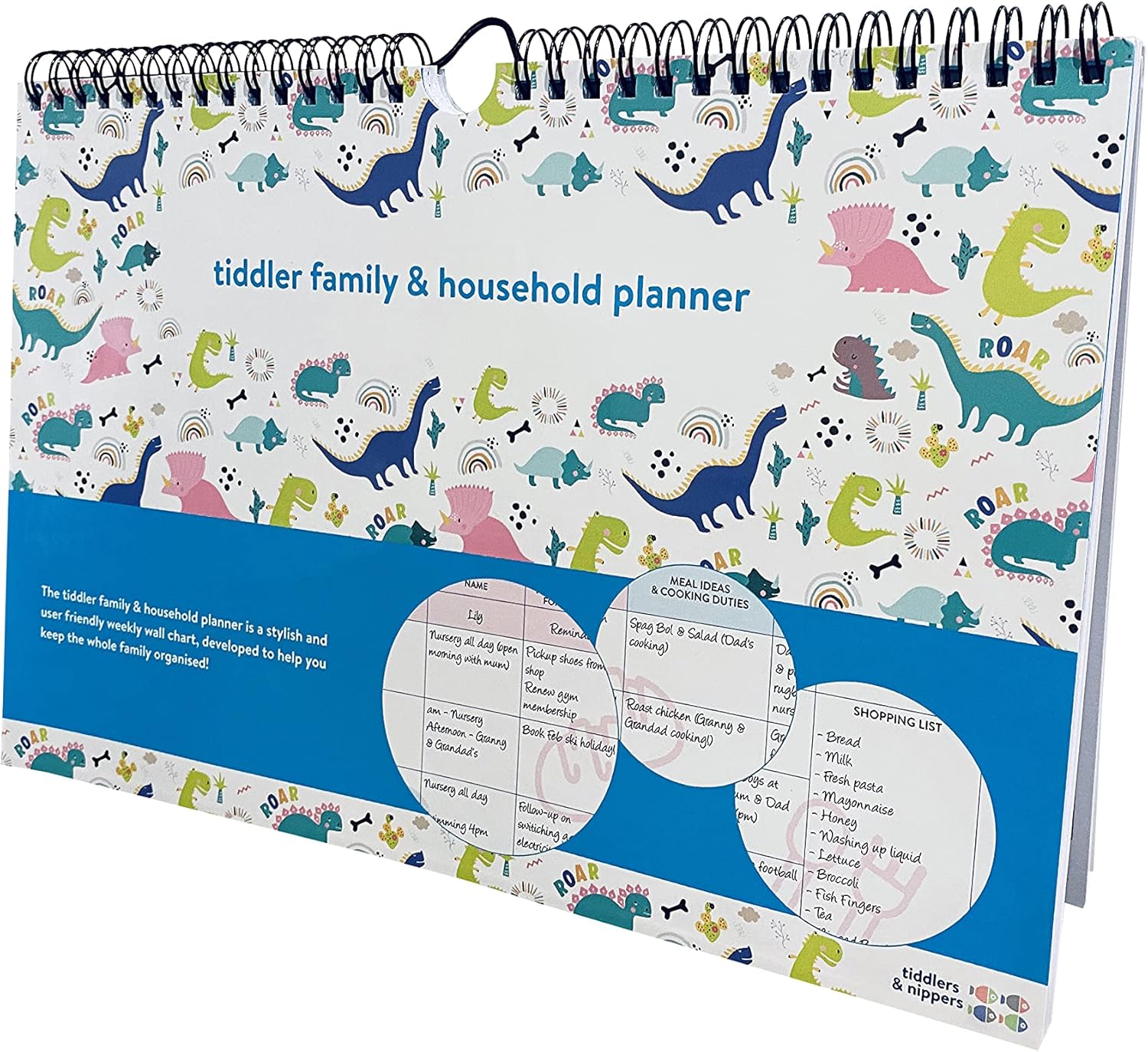 tiddler family & household planner Undated Weekly Family Organiser