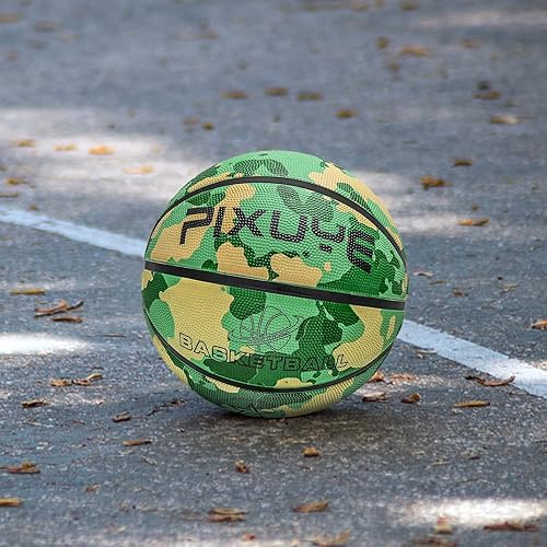 Miniatura 4 de Baloncesto para niños y adultos, tamaño 3 (22 pulgadas) y 5-7 (27.5-29.5 pulgadas) para juegos y entrenamiento en interiores/exteriores/piscina