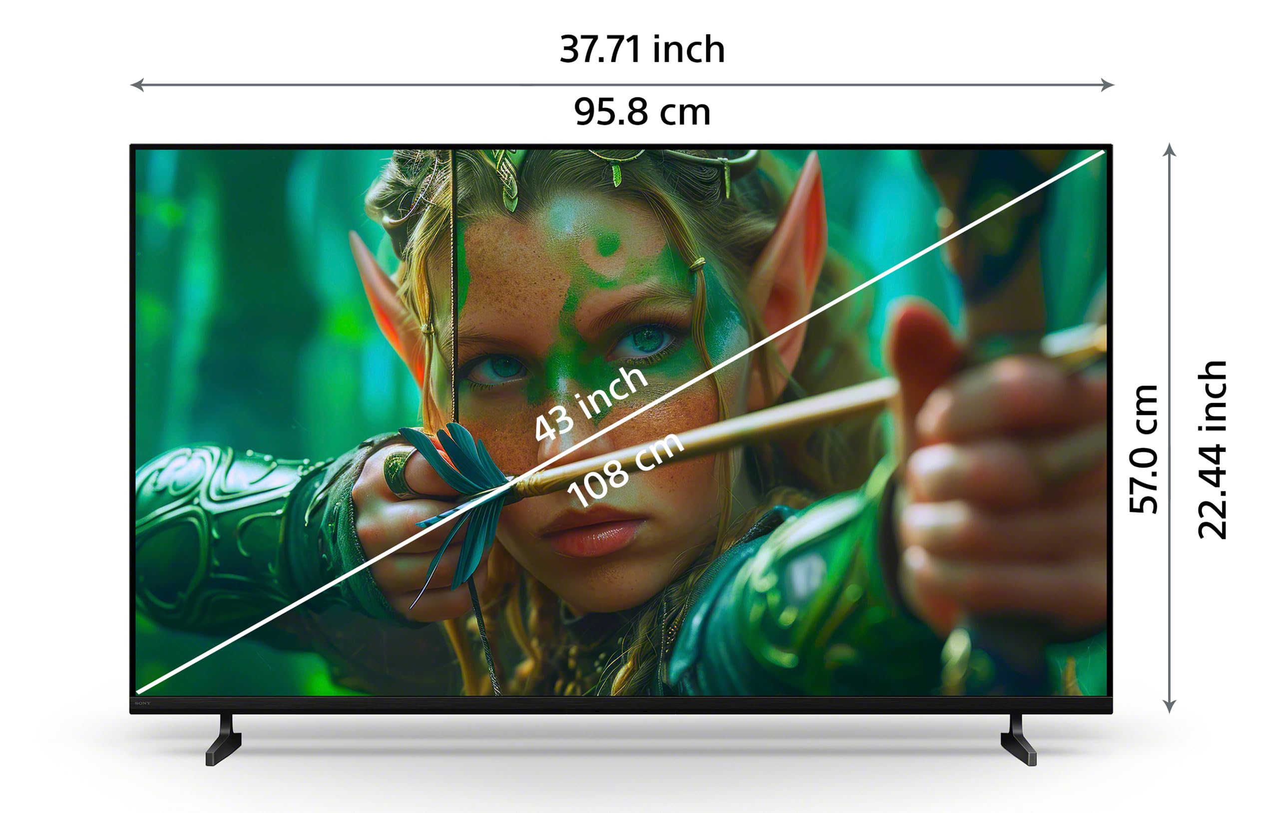 Sony 108 cm (43 inches) BRAVIA 2M2 Series 4K Ultra HD Smart LED TV K-43S25M2 — Amazon image 5
