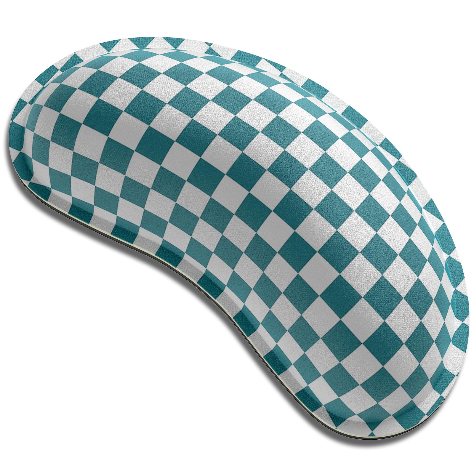 Dapesuom Mouse Wrist Rest, Memory Foam, Ergonomic, Gaming, Office, Teal — image 1