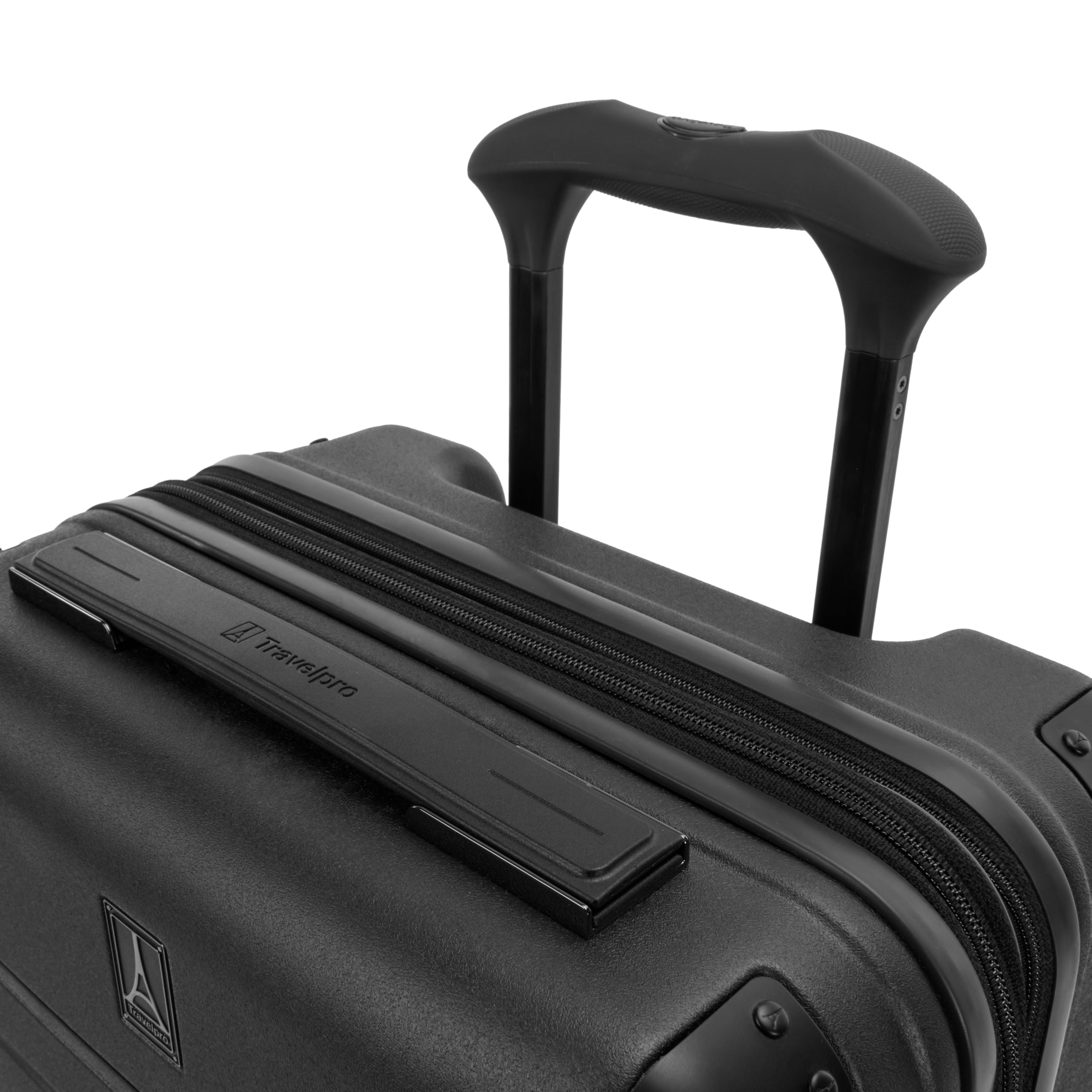 Travelpro Platinum Elite Hardside - Equipaje de Mano expandible, 8 Ruedas, Cerradura TSA, Maleta de policarbonato de Carcasa Dura, Negro Azabache, Equipaje de Mano de 21 Pulgadas