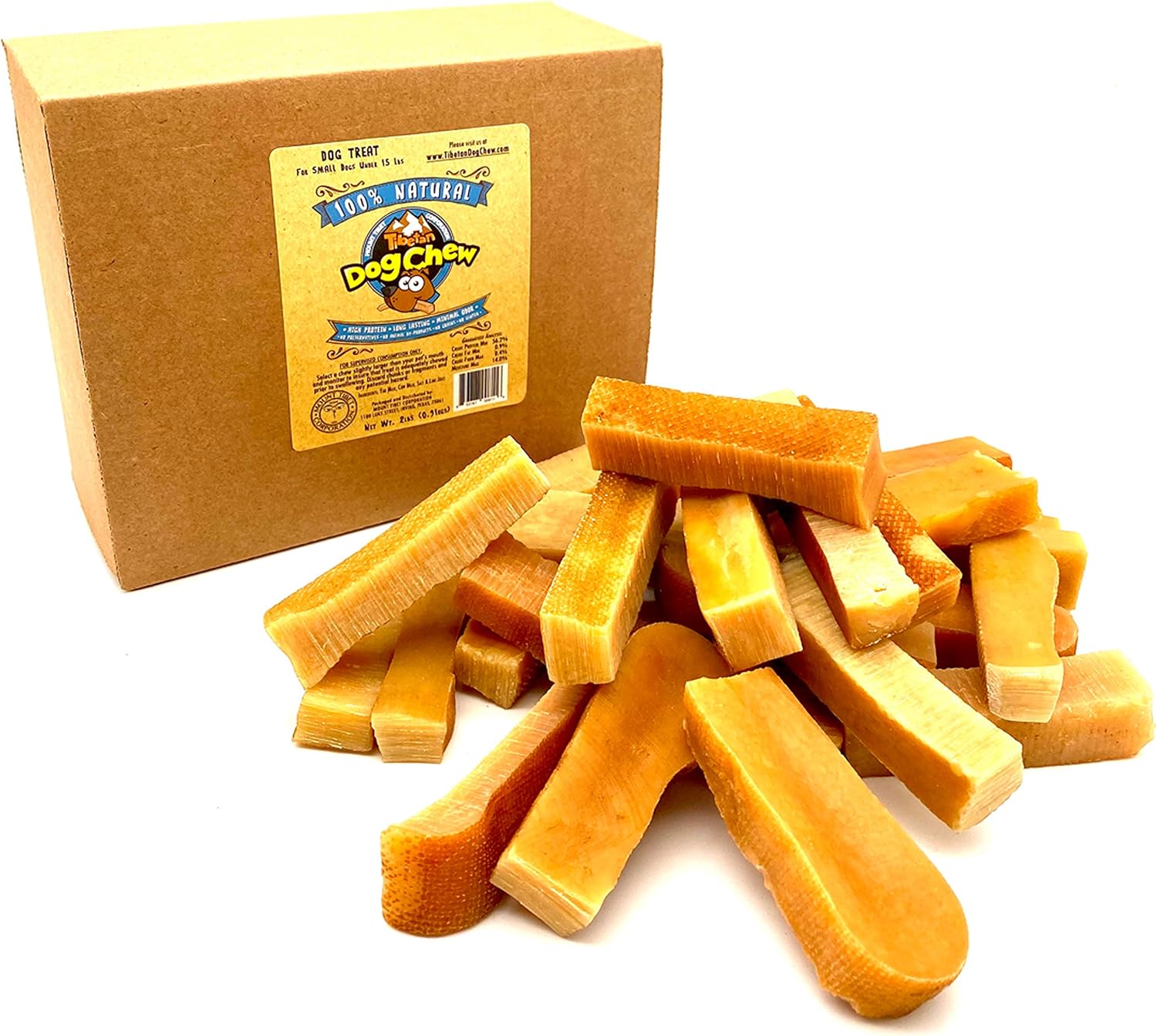 Tibetan Dog Chew Yak Cheese Sticks Natural Handmade