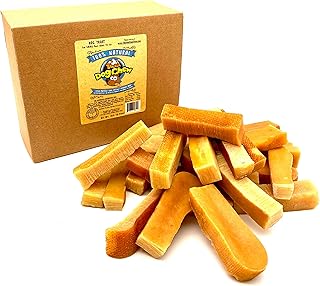 Yak Cheese Himalayan Chew - Himalayan Yak Milk - Natural Yak Cheese Chew, Long Lasting Dog Treats for Aggressive Chewers- Keeps Dogs Busy & Enjoying (Bulk 2 Pounds Small)