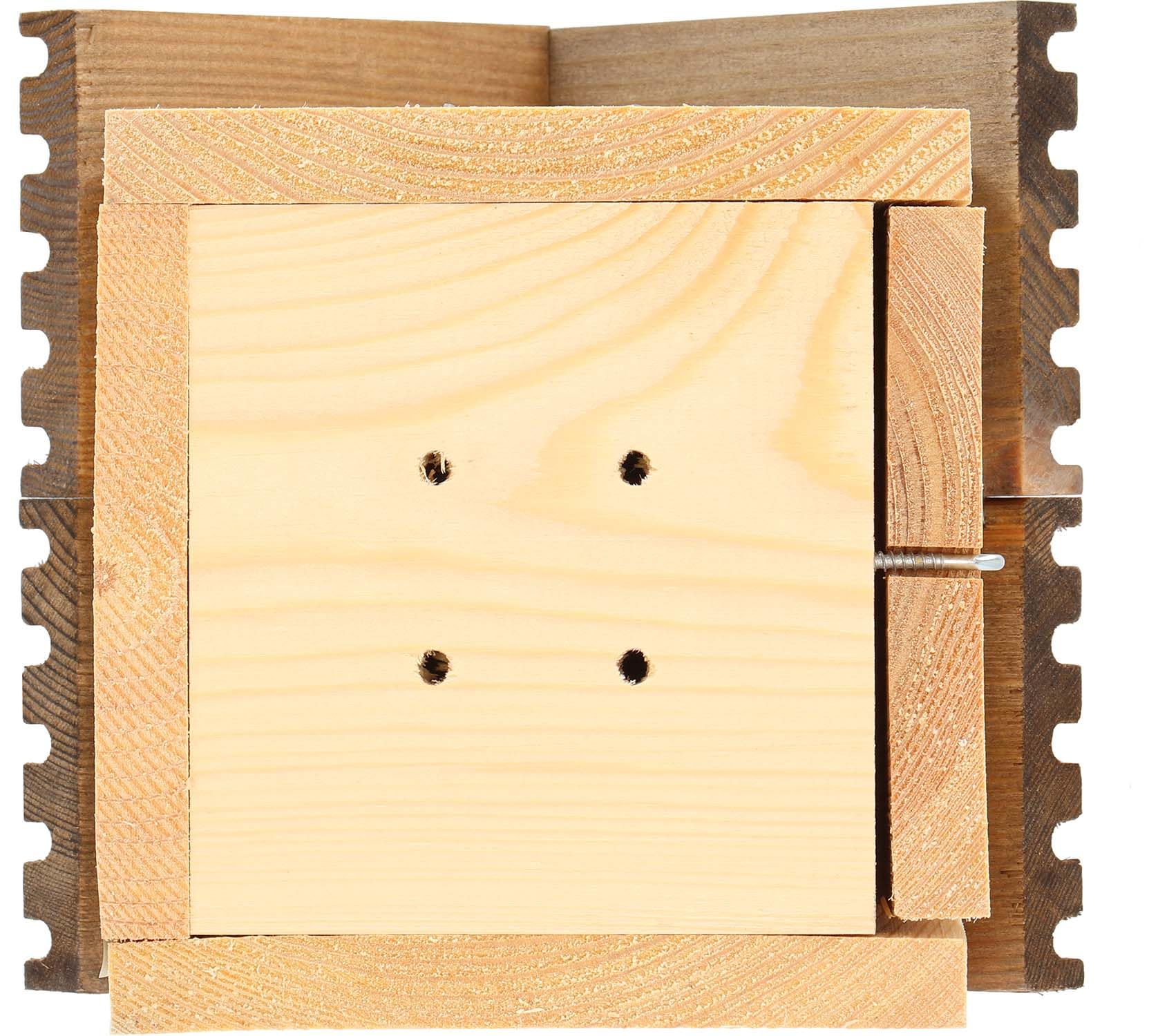 Esschert Design Nicchia Per Cincia Blu In Legno Naturale FSC, Spessa 18 Mm