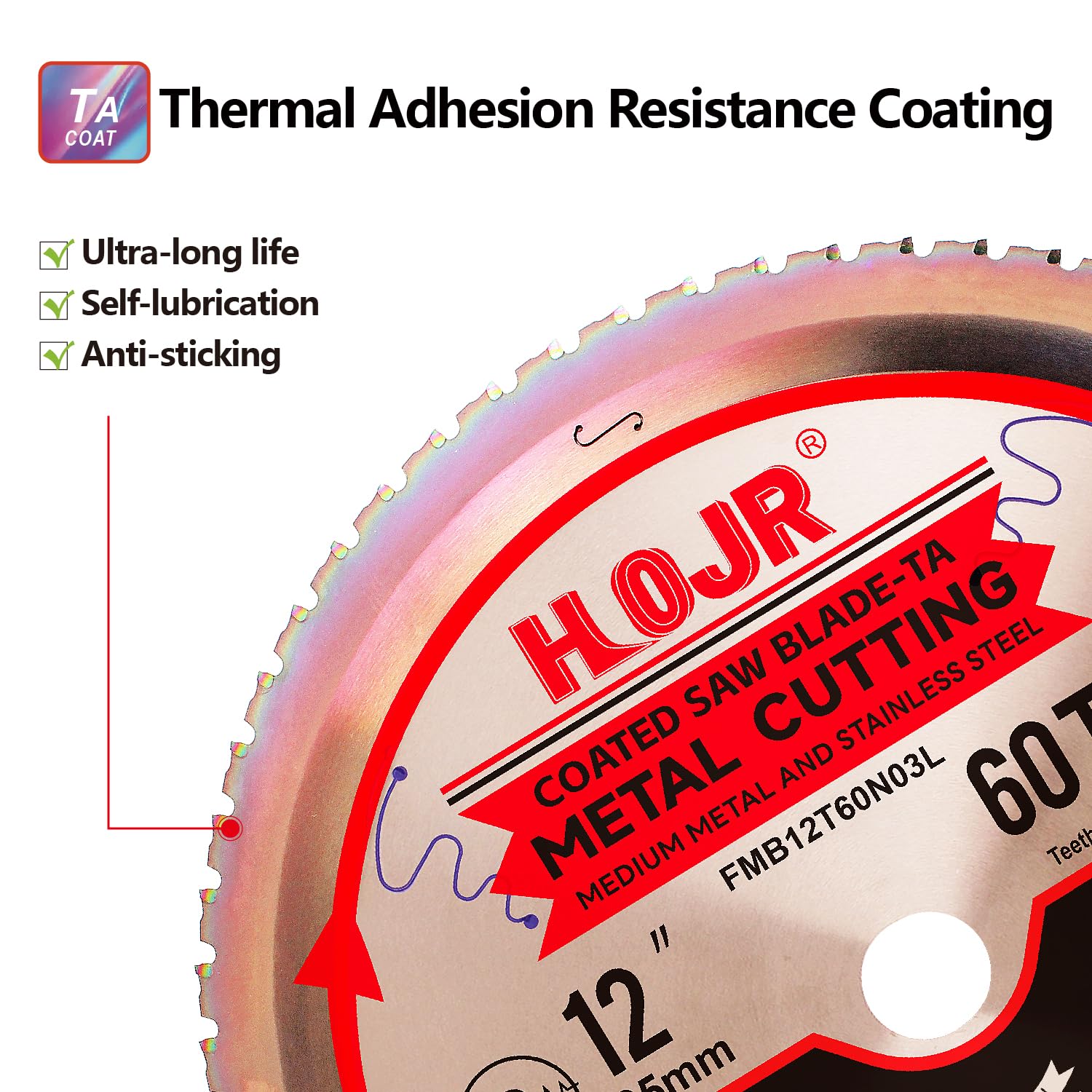 Metal Cutting Circular Saw Blade - 60 Tooth -2 Metal Cutting Circular Saw Blade - 60 Tooth -2